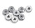 (SO) Kyosho 2mm Aluminum Ny-Lock Nuts (Silver) (8)