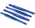 (SO) Treal Hobby Losi LMT Aluminum Trailing Arms (Blue) (4) (160.5mm)
