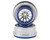 (SO) Treal Hobby Type B Aluminum Beadlock Wheels for Traxxas® UDR® (Blue/Silver) (2)