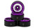 (SO) Treal Hobby 1.9" Type-J Multi-Spoke Aluminum Crawler Beadlock Wheels (Purple)