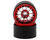 (SO) Treal Hobby 2.2" Type-A Aluminum 1/10 Rock Crawler Beadlock Wheels (Red)