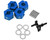 (SO) Treal Hobby Aluminum Clamping Wheel Hex Hubs for Traxxas® Mini Maxx/Mini XRT®