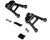 (SO) Treal Hobby Axial SCX10 II 7075 Aluminum Rear Shock Towers (Black)