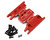 (SO) Treal Hobby Axial SCX10 II 7075 Aluminum Center Skid Plate (Red)
