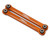 (SO) Treal Hobby Aluminum Front Steering Links for Traxxas® Mini Maxx® (Black) (2)
