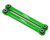 (SO) Treal Hobby Aluminum Front Steering Links for Traxxas® Mini Maxx® (Green) (2)