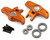 (SO) Treal Hobby Aluminum Front Steering Knuckles for Traxxas® UDR® (Orange) (2)