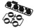 (SO) Tamiya JR Mini 4WD 26mm Hard Low Profile Tires (Black) (4)