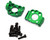 (SO) Treal Hobby Losi® Mini LMT Aluminum Front C-Hub Spindle Carriers (Green) (2)