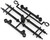 (SO) Kyosho Ultima SB Dune Master Body Mount Set