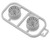 (SO) Kyosho Mini-Z Rays RE30 Multi Wheel II (White) (2) (Wide) (3mm Offset)
