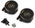 (SO) Treal Hobby Vanquish H10 Optic Brass Front Steering Knuckles (Black) (2)