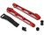 (SO) Treal Hobby Arrma Big Rock 6S BLX 7075 Aluminum Chassis Brace Set (Red)