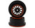 (SO) Treal Hobby Type B Aluminum Beadlock Wheels for Traxxas® UDR® (Black/Orange) (2)