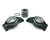 (SO) Treal Hobby 7075 Aluminum Rear Hub Set for Traxxas® X-Maxx® (Black) (2)