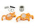 (SO) Treal Hobby 7075 Aluminum Front Hub Steering Knuckle Set for Traxxas® X-Maxx®