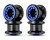 (SO) Treal Hobby 7075 Aluminum Beadlock Wheels for Traxxas® TRX-4MT™ (Black/Blue)