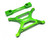 (SO) Treal Hobby Axial SCX10 Pro 7075 Billet Aluminum Rear Chassis Brace Set (Green)