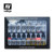 (SO) Vallejo Paint 17ml Bottle Metallics Model Air Paint Set (16 Colors)