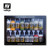(SO) Vallejo Paint 17ml Bottle Building Model Air Paint Set (16 Colors)