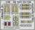 (SO) 1/48 Eduard OV-10A Bronco seatbelts STEEL Photo Etch for ICM