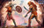 (SO) 1/24 Master Box At the Edge of the Universe Parselen Female & Chuck Mutant Galaxy Gladiators