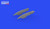 (SO) 1/48 Eduard F-4B Fin Caps for Tamiya (Resin)