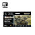 (SO) Vallejo Paint 17ml Bottle WWIII British Armour & Infantry Wargames Paint Set (8 Colors)