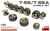 (SO) 1/35 Miniart T-55/T-55A Wheels Set