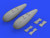 (SO) 1/48 Eduard P-51D 110 Gallon Fuel Tank for EDU (PE. Decals & Resin)