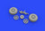 (SO) 1/48 Eduard P-51D Wheels for AIR (Resin)