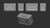 (SO) 1/72 Art Scale Ammo Box Cal. .50 M2 - 12 pc. of US ammunition boxes for a 12.7 machine gun