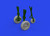 (SO) 1/48 Eduard A-10C wheels Brassin for GREAT WALL HOBBY