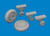 (SO) 1/48 Eduard F4F-4 wheels early Brassin for ACADEMY kit