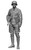 (SO) 1/16 H3 Models WWII German Dak officer 3D Printed Figure