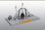 (SO) 1/350 Five Star Master V-2 Rocket w/Launching Pad for USS Midway