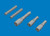 (SO) 1/48 Eduard MiG-19S gun muzzles Brassin for TRUMPETER