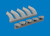 (SO) 1/72 Eduard Mosquito exhaust stacks PRINT Brassin for TAMIYA kit