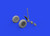 (SO) 1/48 Eduard TBF/TBM wheels w/smooth tire Brassin