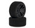 eXcelerate "N" Compound 1/10 Pan Car Front Natural Foam Pre-Mounted Tires (2)