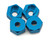 CEN 1/16 Puma Rally 1 Aluminum Wheel Hex Adapters (Blue) (4)