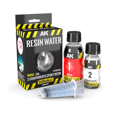 AKI8044 AK Interactive Resin Water 2-Components Epoxy Resin - 180ml ...