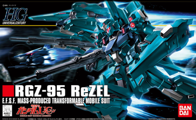 1/144RGZリゼル BAN2077707 Bandai HGUC #103 1/144 RGZ-95 ReZEL 