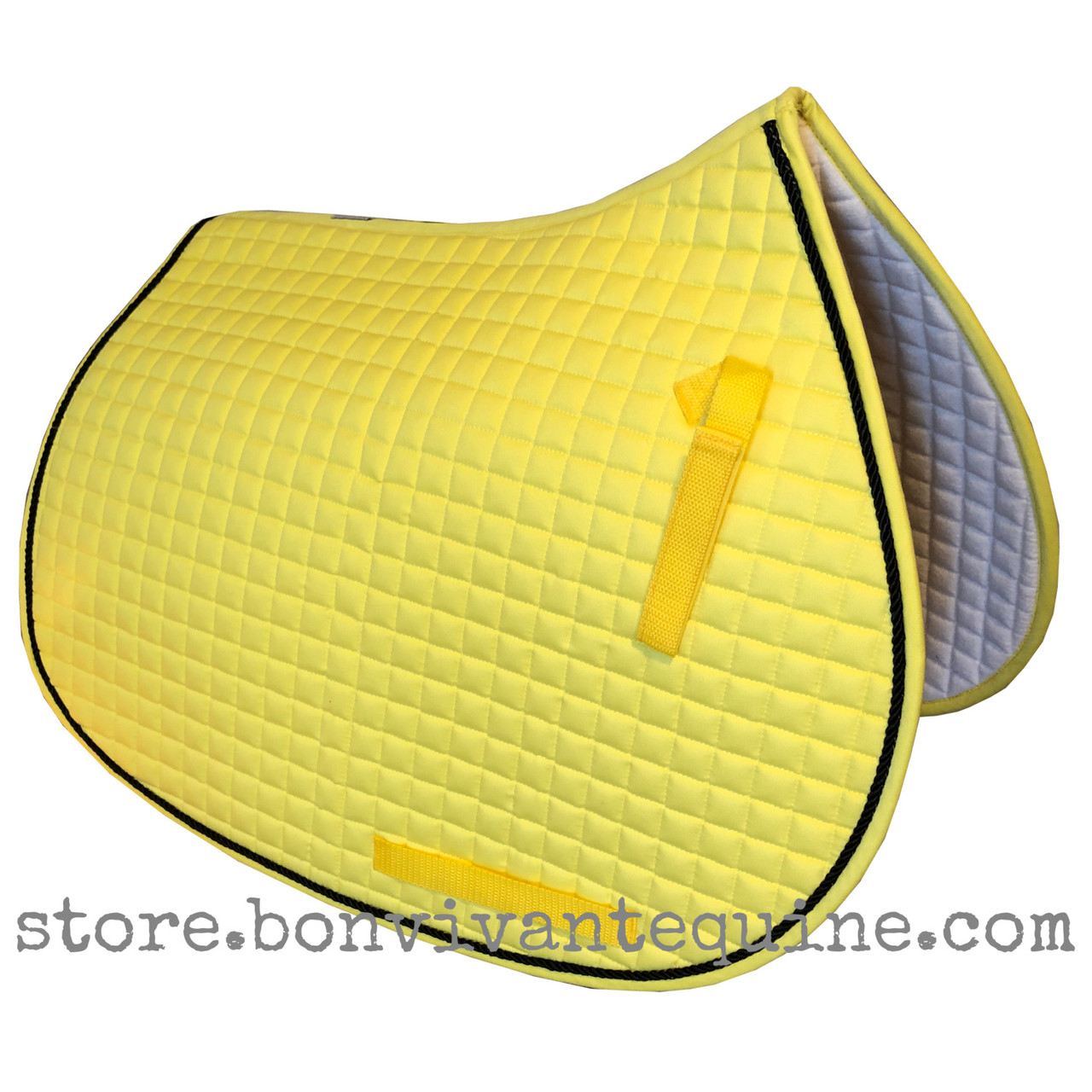 Yellow AllPurpose Saddle Pads PRI Pacific Rim International BonVivant Unique Equestrian