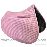 Baby Pink All-Purpose Saddle Pad with Pink Piping | PRI Pacific Rim International