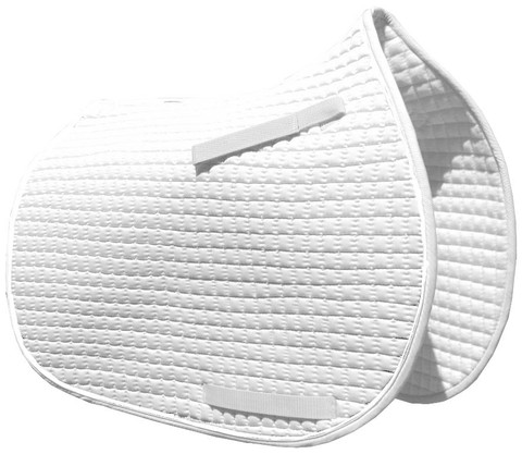 White All-Purpose English Saddle Pad