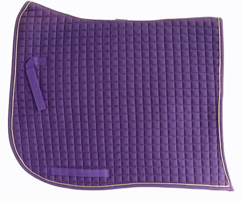 Swallow Tail Dressage Pad in Bronze and Gold