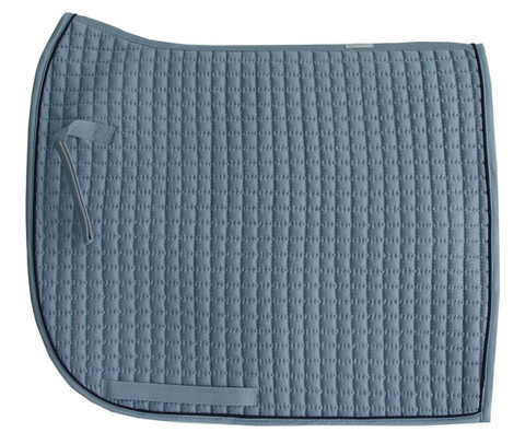 Euro Star Crystal Quilted Saddle Pad In Black & Purple - Dressage