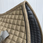 Zoom to view the details of this khaki brown saddle pad.