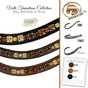 Bay Bathed in Mud Dressage Browband | Volte Transitions by Beasties™ Browband Solutions